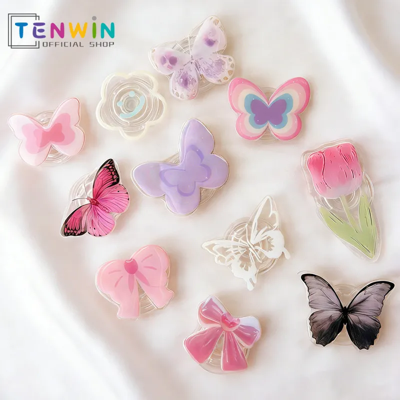 Pegangan HP Asesoris Kartun Lucu/3D Barbie Ins Korea Pop Socket GLITER GRIPTOK PHONE HOLDER/Asesoris Hp/Pegangan Hp / Phone Grip - Tenwin