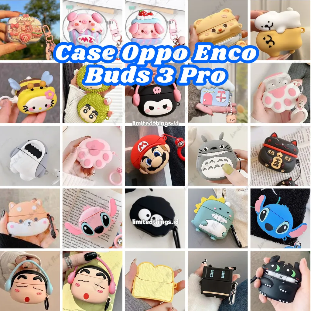 PREMIUM Case Oppo Enco Buds 3 Pro Case Character Bluetooth Wireless