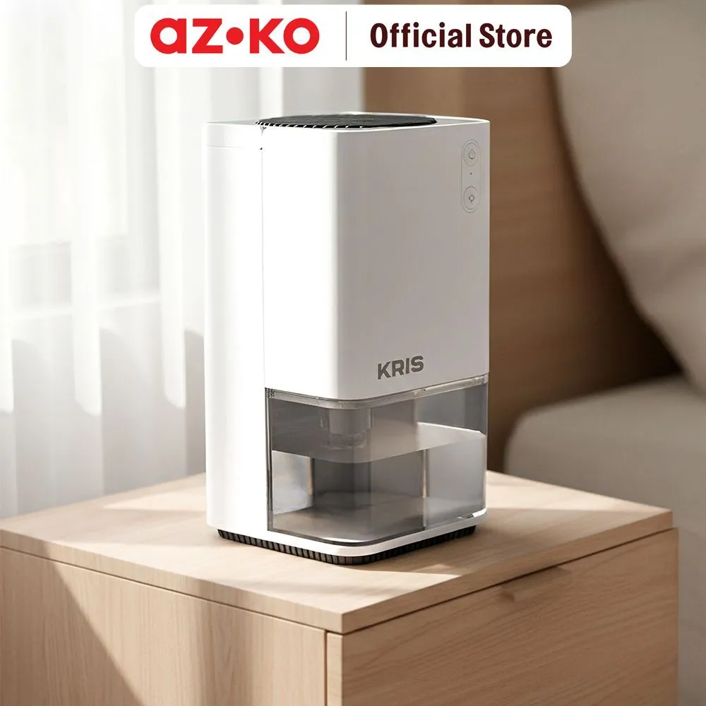 AZKO Kris 0.3 ltr Dehumidifier 33 watt - Putih Alat Pengatur Kelembapan Udara Mesin Penyerap Kelembaban Elektronik Rumah