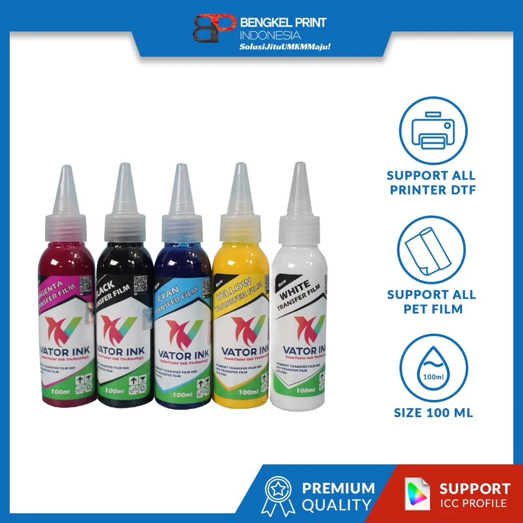 Tinta Vator Ink Khusus for DTF 100ml