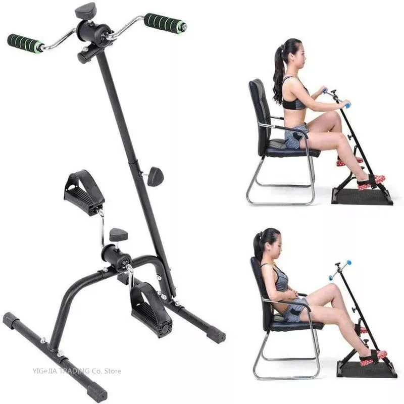 Sepeda Statis Portable Terapi Stroke Syaraf Pedal Exercise Olahraga Pedal Exerciser latih rehabilitasi mini manual melatih Otot Sendi tangan kaki