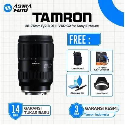 TAMRON 28-75mm F/2.8 Di III VXD G2 Lens for Sony E Mount Lensa Kamera -  Garansi Resmi