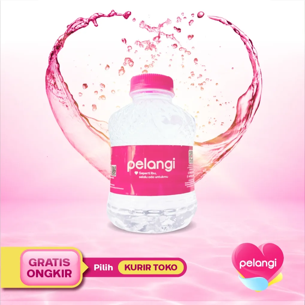 PELANGI - Air Mineral 220ml (24 botol)