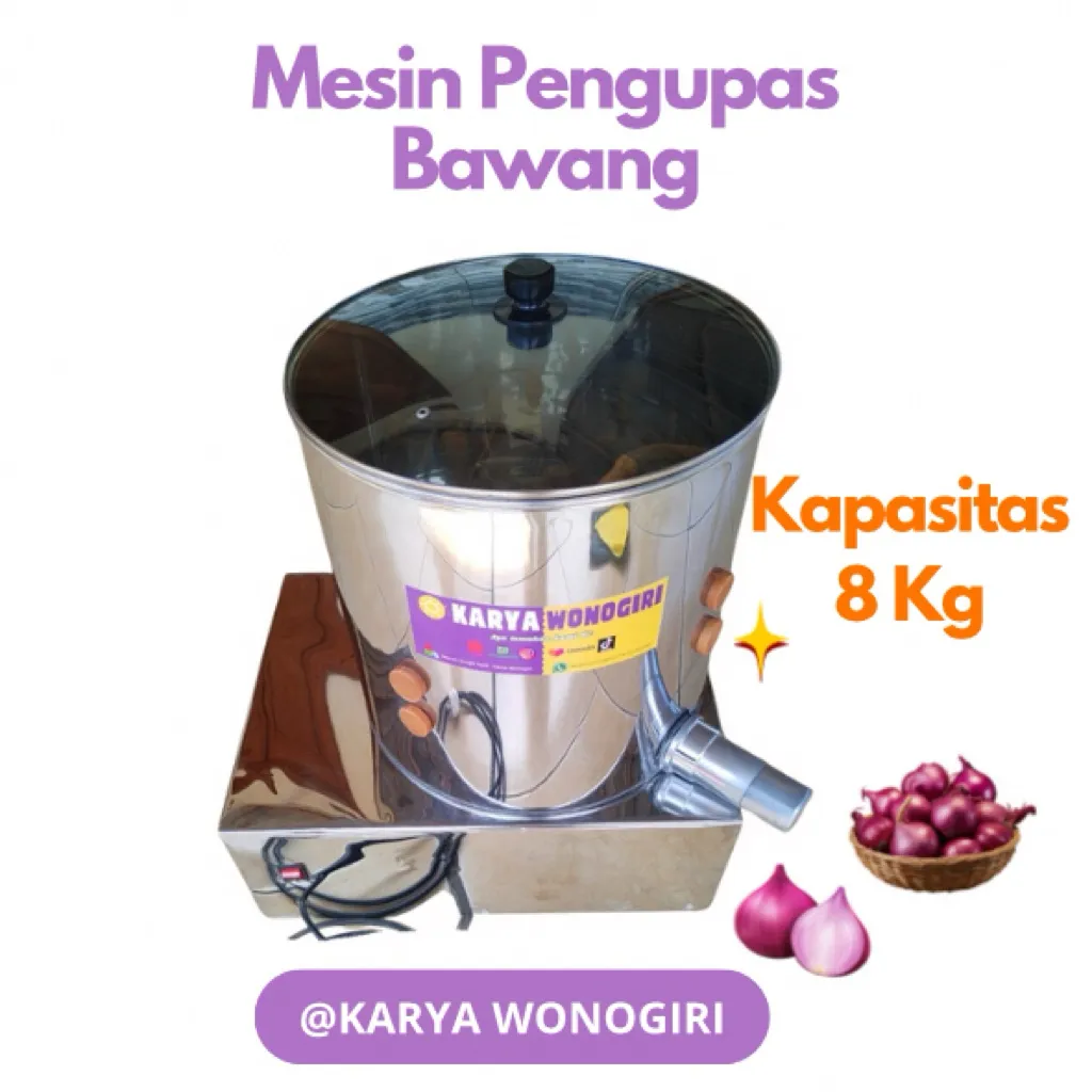 8kg Alat Pengupas bawang kapasitas