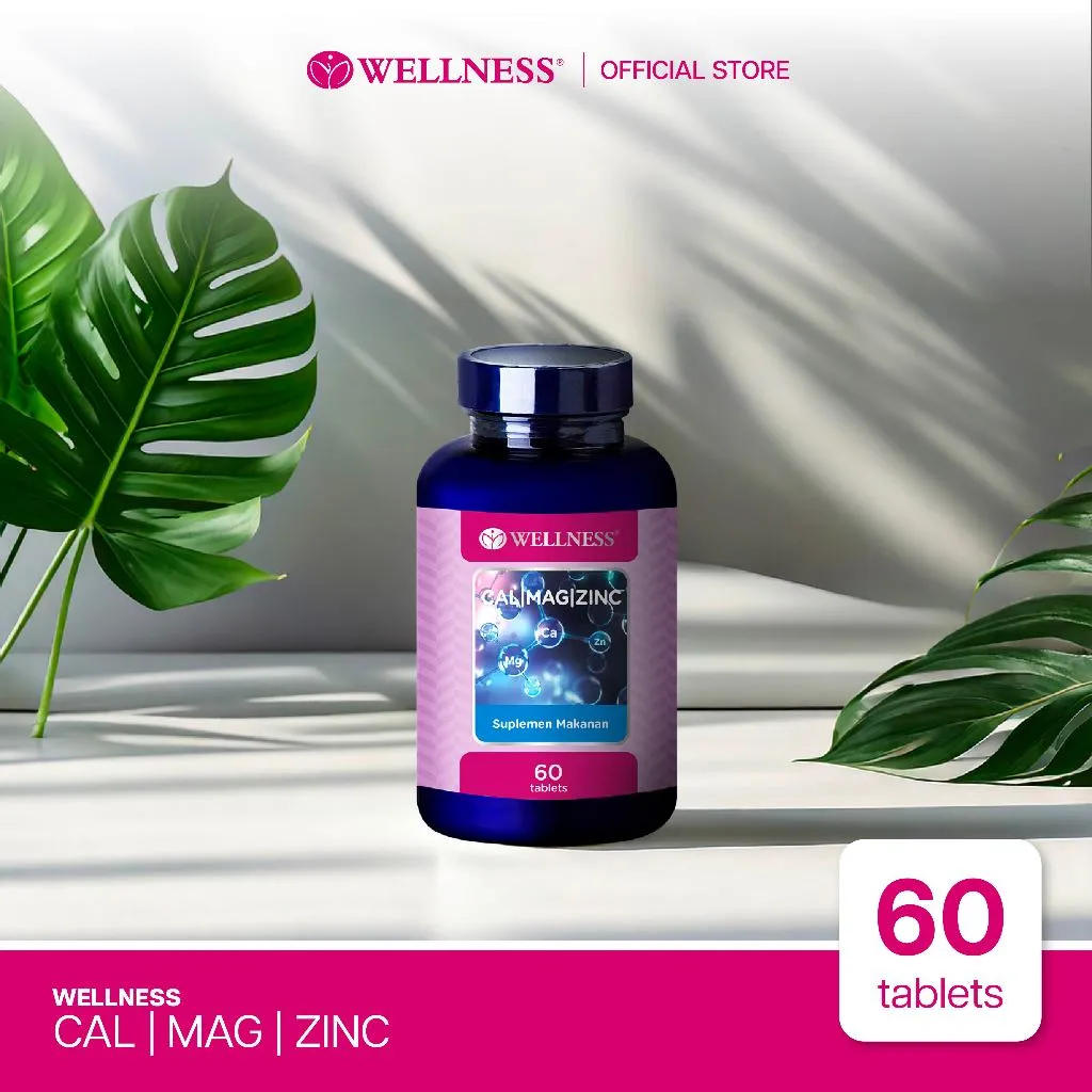 Wellness Cal/Mag/Zinc - 60 Tablets
