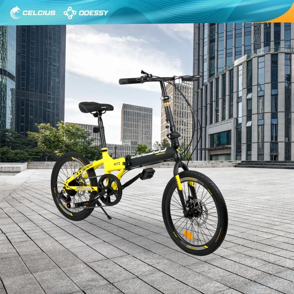 Sepeda Lipat Odessy Ritz Ukuran 16" dan 20" Tidak Bahasi Speed 7 Garansi Original Murah Polos