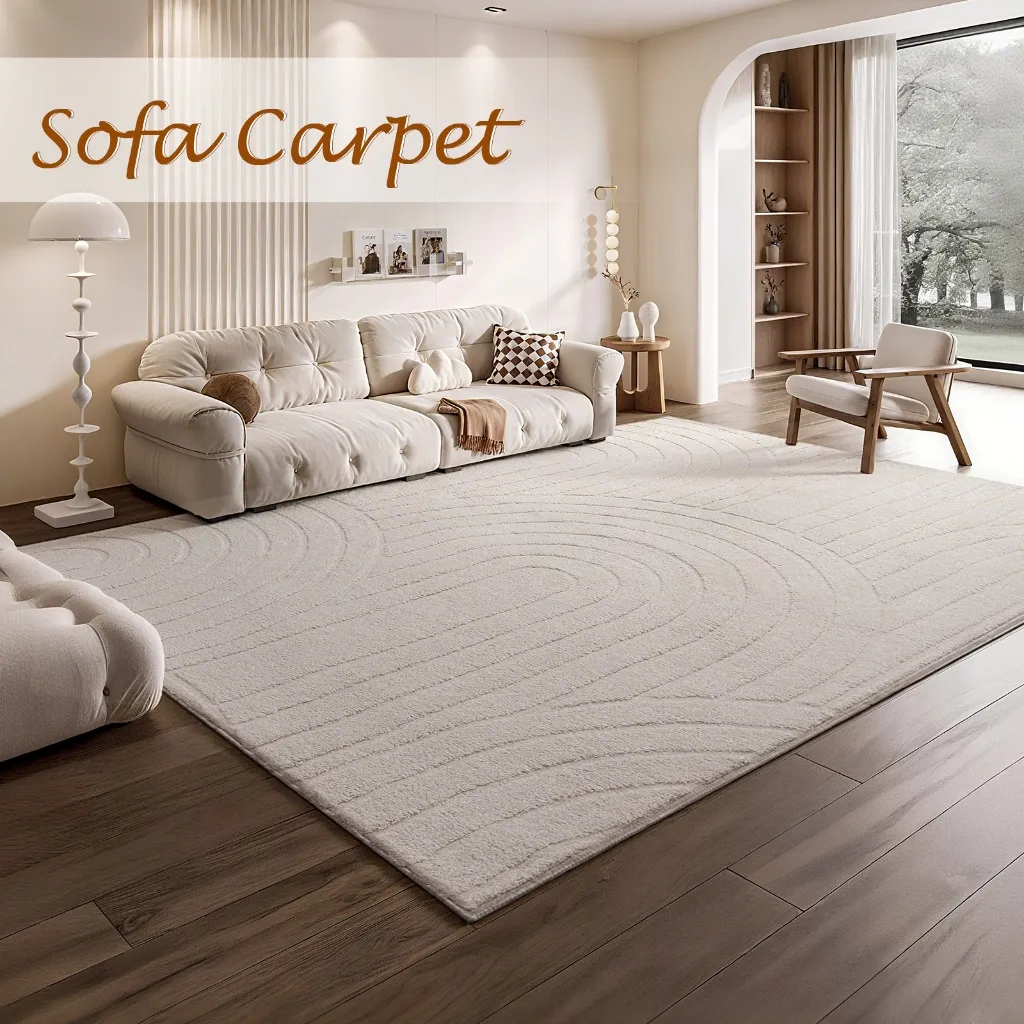 Karpet Bulu Tebal Premium - Anti Slip & Serap Air - Untuk Ruang Tamu & Kamar