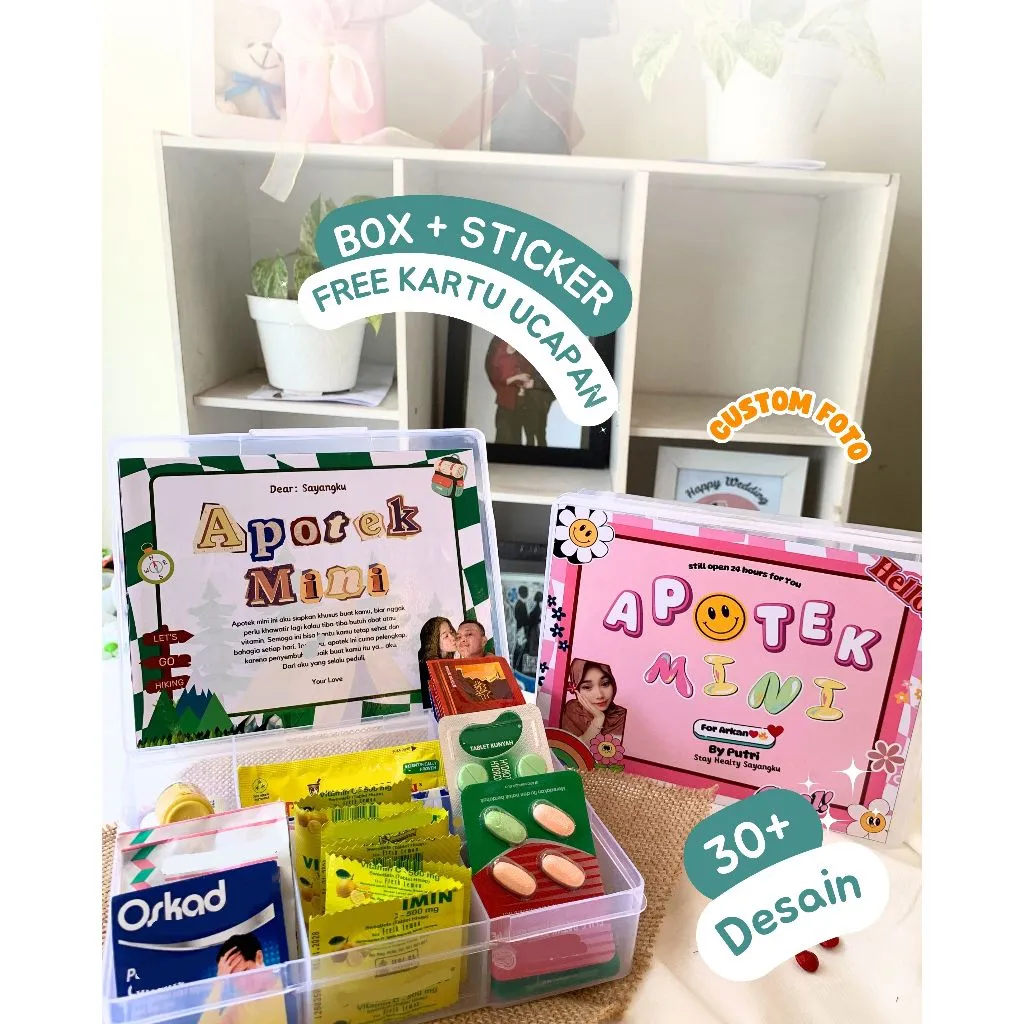 Kotak Apotek Mini | Kado Untuk Pacar | Emergency Box