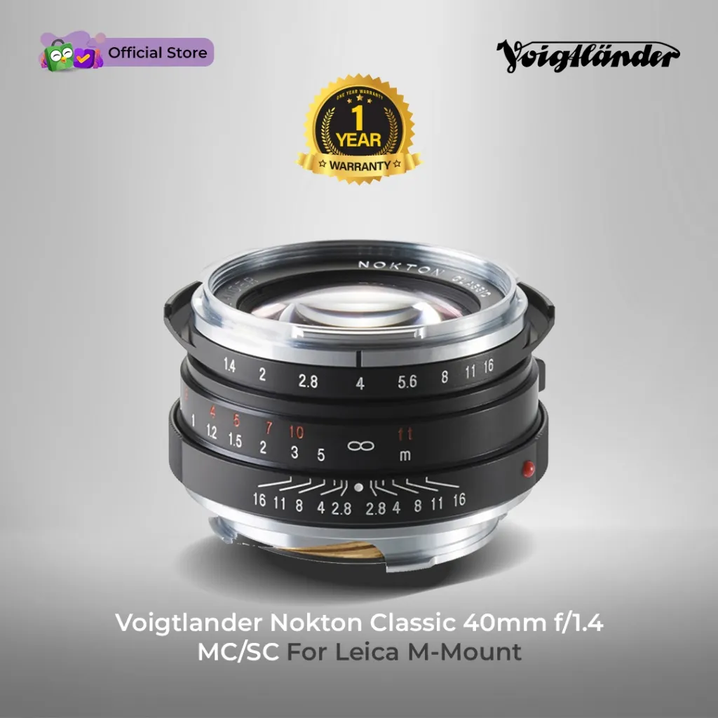 Voigtlander 40mm f1.4 Nokton for Leica M - Lensa Kamera - Lensa Leica - Leica Lens Voigtlander