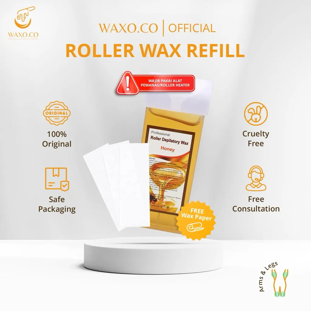 GROSIR Roller Wax Refill / Roll On Wax / Waxing Pencabut Bulu (Hard Wax)