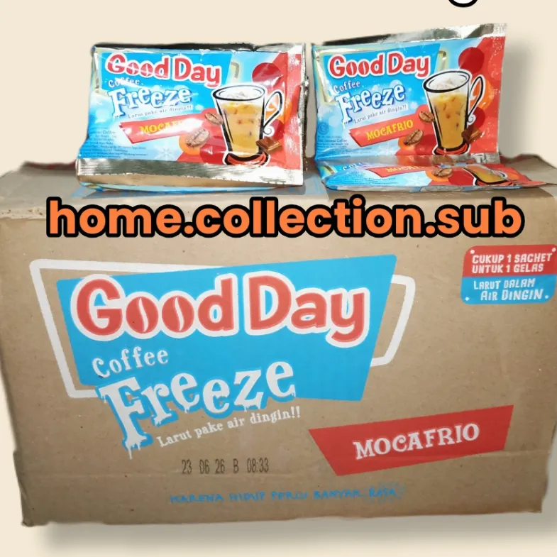 Kopi Instan Godday Freeze - Mocafrio 1 Dus Isi 12 Renceng, Sensasi Kopi Nikmat Setiap Saat