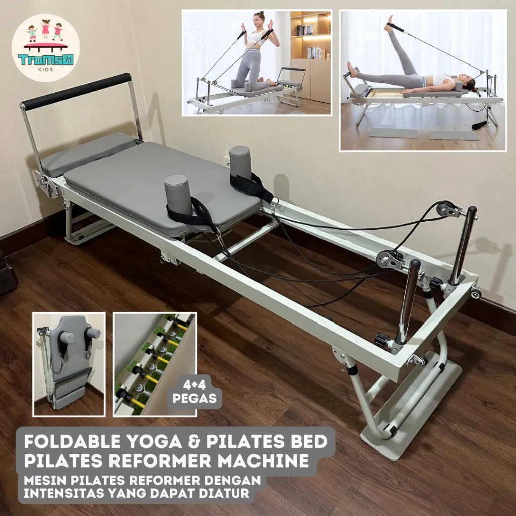 Foldable Yoga & Pilates Bed / Pilates Reformer / Tempat Tidur untuk Latihan Yoga dan Pilates bisa dilipat
