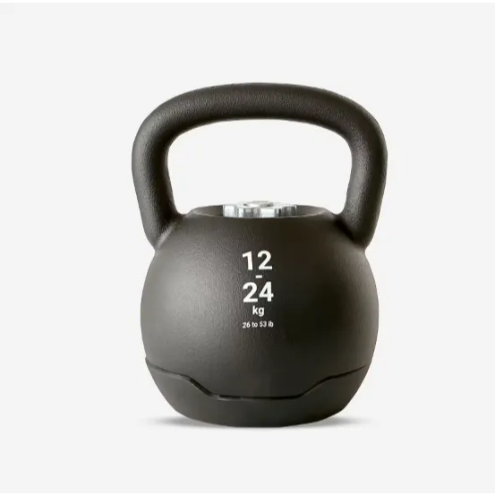 CORENGTH Kettlebell Adjustable 12–24 kg Olahraga Fitness Di Rumah