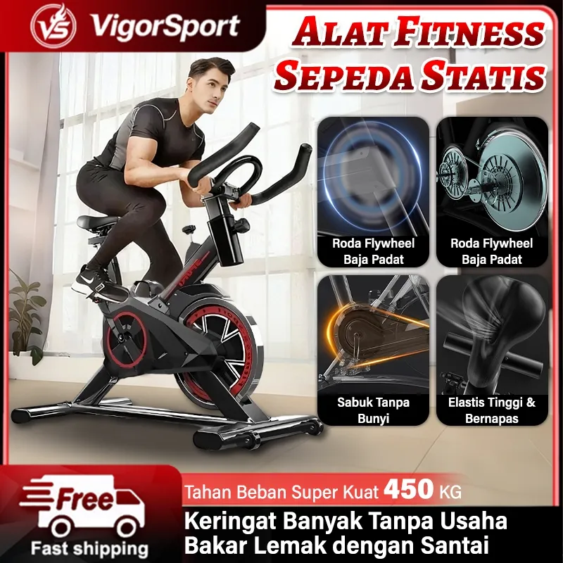 Spinning bike Sepeda statis peralatan fitness dalam ruangan yang sangat tenang / Alat Fitness Spinning Bike Sepeda Statis Sepeda Fitness