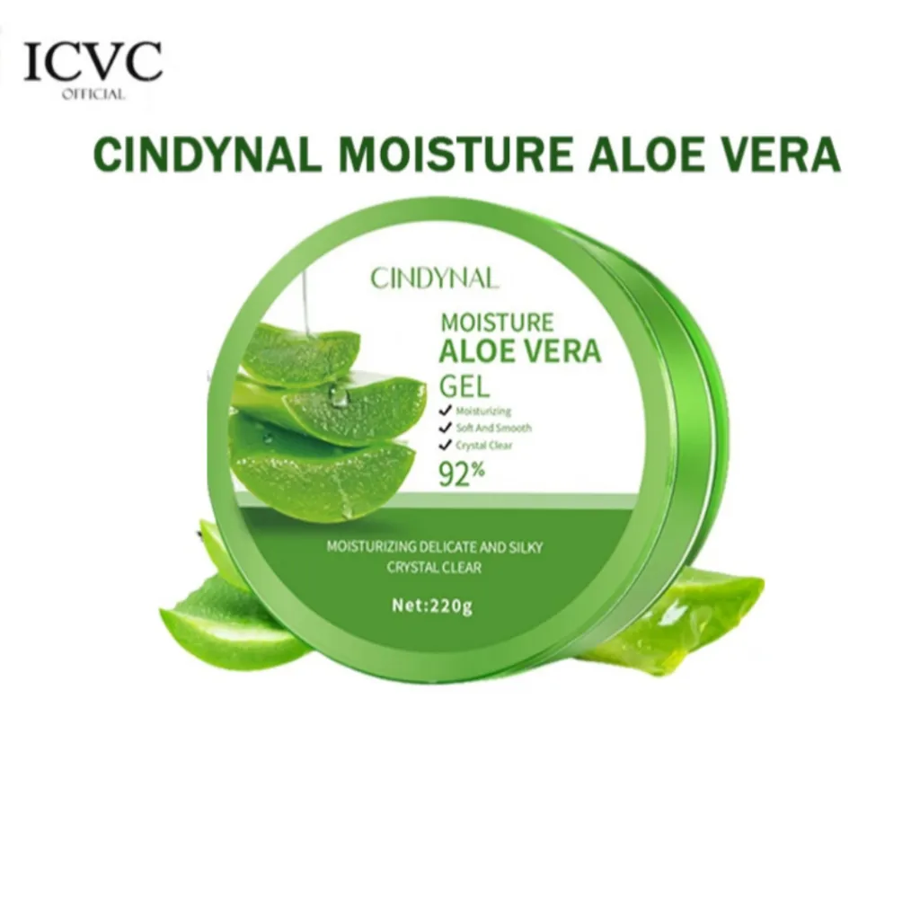 CINDYNAL Aloe Vera | Ointment Gel Natural 220g – Gel Lidah Buaya untuk Pelembap Wajah & Tubuh