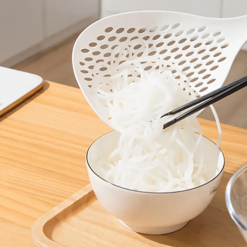 APEN Sendok Saringan Jumbo Serbaguna Sendok Besar Berlubang Saringan Mie Sayur Spageti Sayuran Perlengkapan Dapur Barang Unik Murah