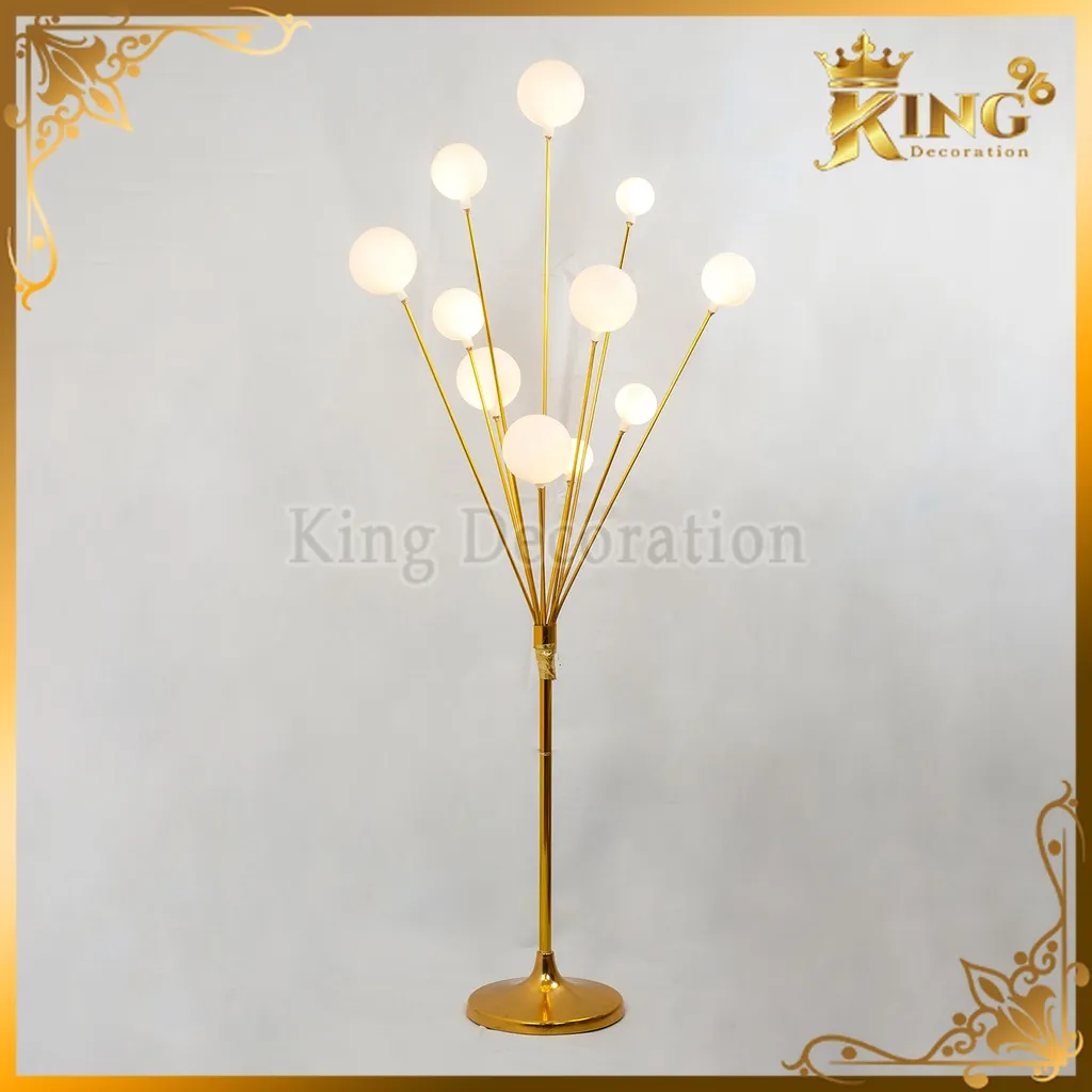 Lampu Standing Bola 1 Set 11 Cabang Bola /Lampu Bola Pohon Hiasan Dekorasi Wedding Event Pelaminan Home Decor