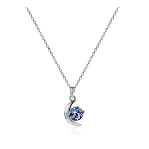 Crescent Alexandrite - Kalung Alexandrite 1 carat S925 by Her Jewellery