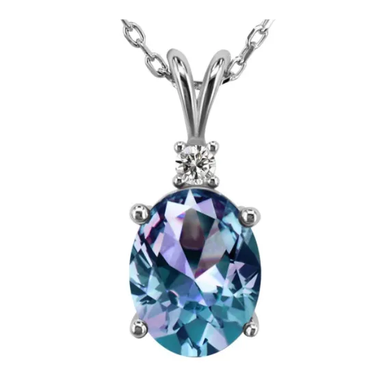 Simply Printsessa Pendant - Kalung 1.25 carat Alexandrite S925 by Her Jewellery