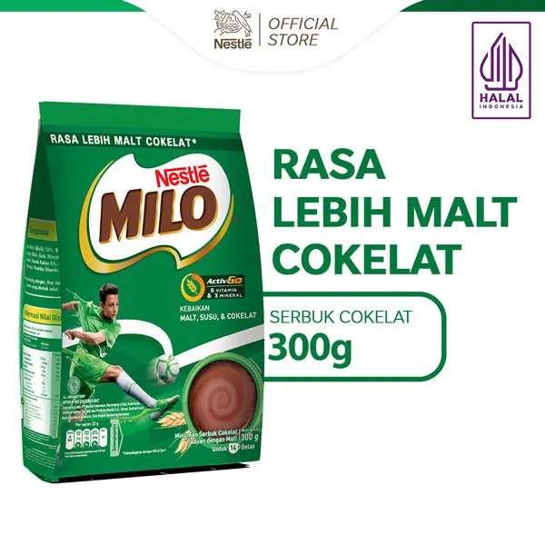 MILO ACTIV-GO Susu Coklat Pouch 300g
