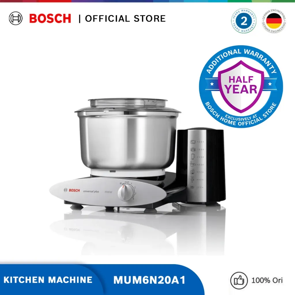 Bosch MUM6N20A1 Kitchen Machine Abu-Abu Series 6