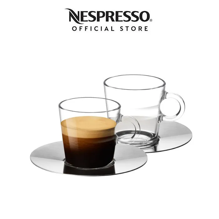NESPRESSO View Lungo Cup and Saucer Set (Cangkir Kopi)