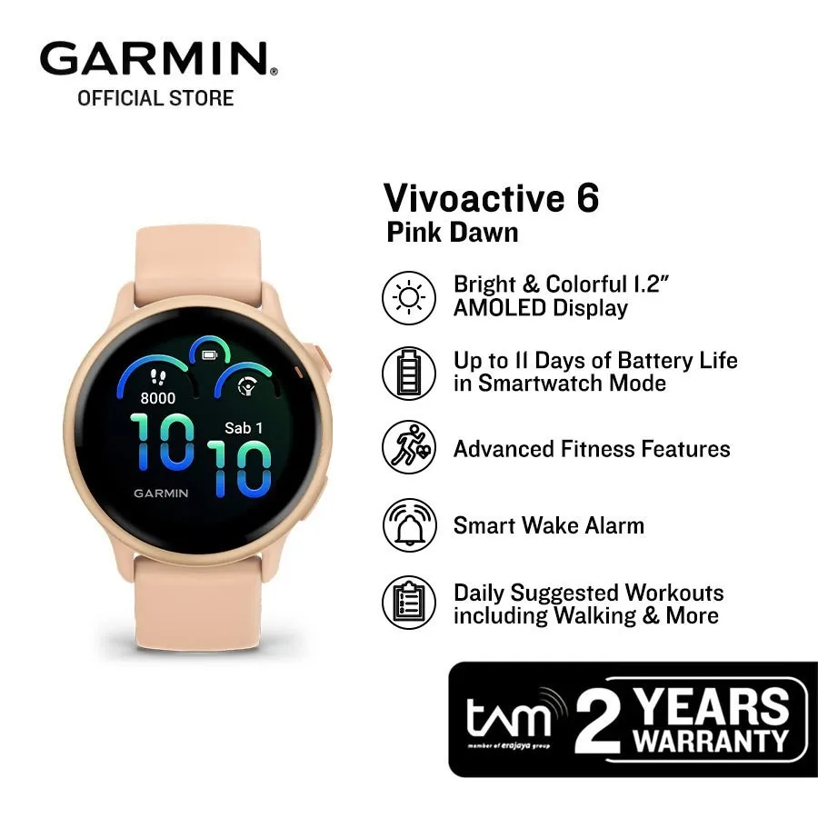 Garmin Vivoactive 6 - Pink Dawn