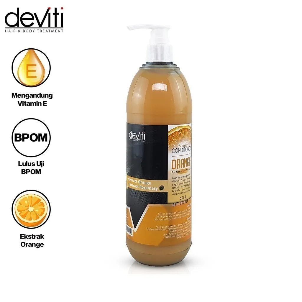 deviti Daily Conditioner Orange 500 ML Perawatan Rambut Hair Care Kondisioner DEV-DAILY-CO