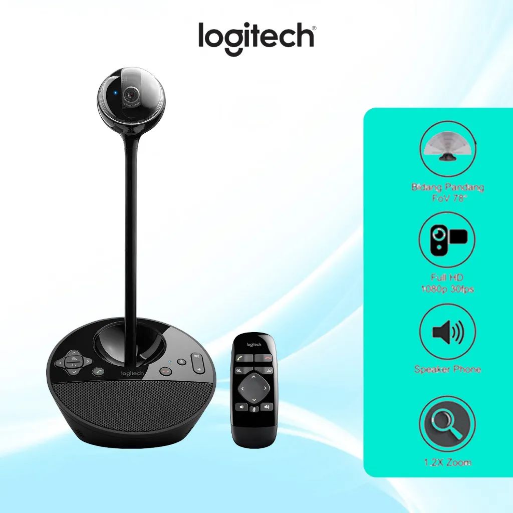 Logitech BCC950 Conference Cam WebCam Camera - Garansi 2 Tahun