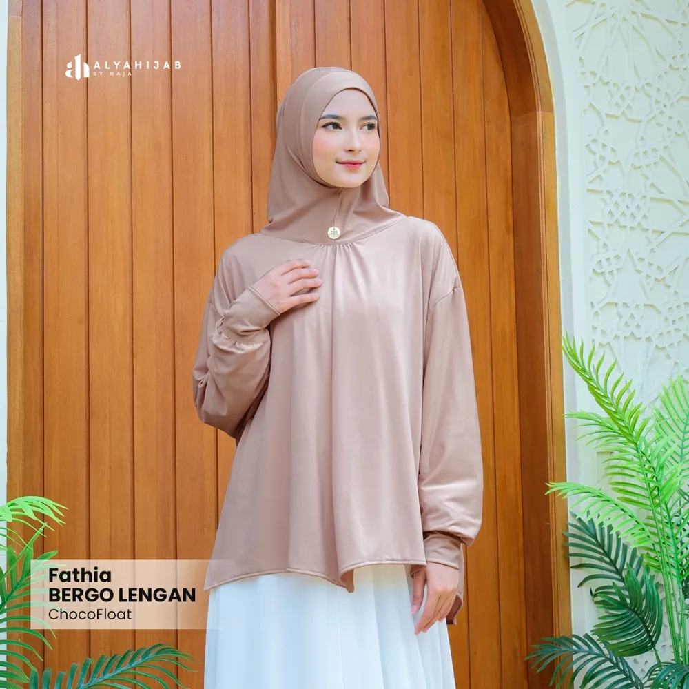 ALYAHIJAB - Fathia Bergo | Pad & Nonpad | Bergo Lengan Instan | Jersey | Bergo Instan Multifungsi