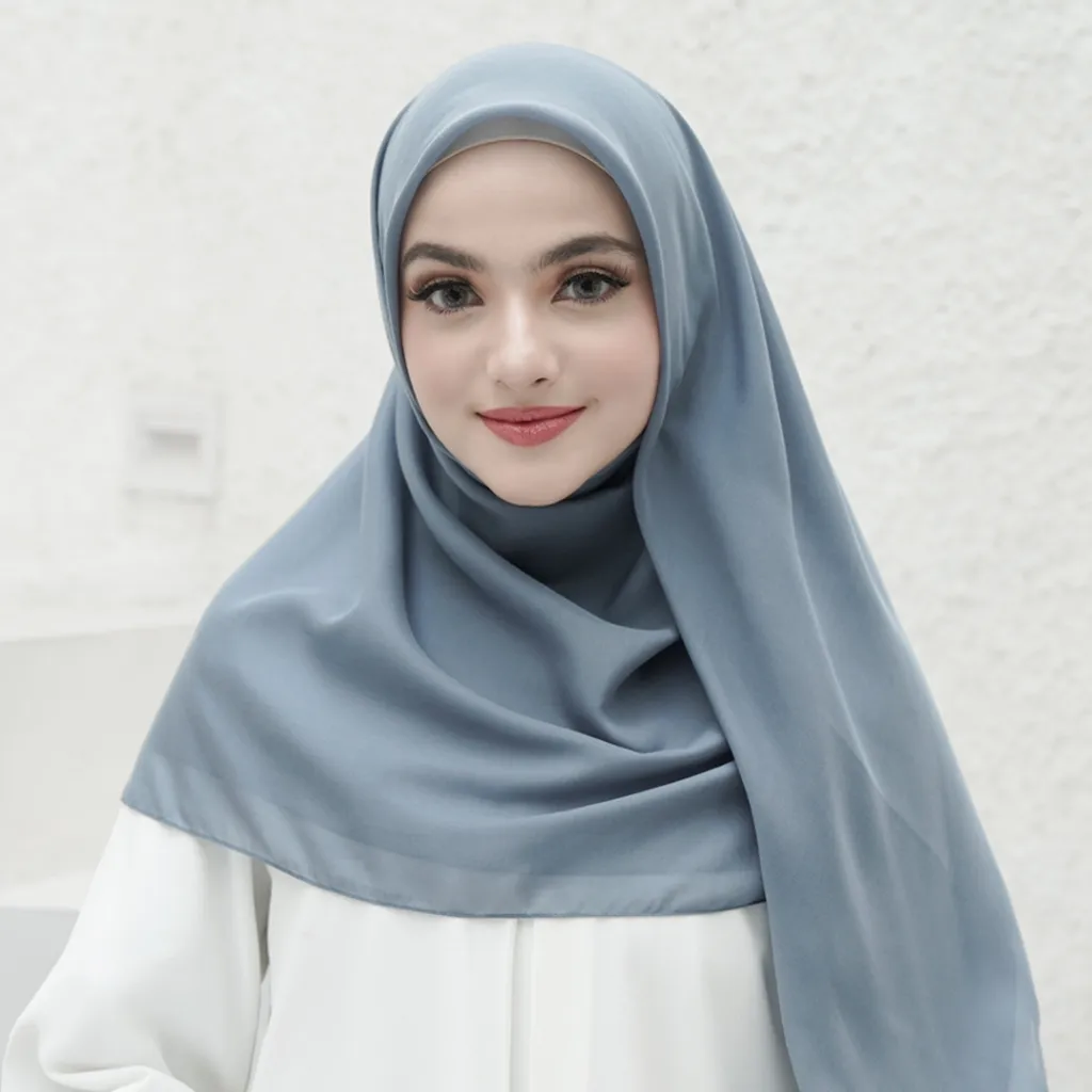 MANDJHA Essential Spring Lake 25 Scarf By IVAN GUNAWAN - Jilbab Hijab Segi Empat ORIGINAL MANDJHA