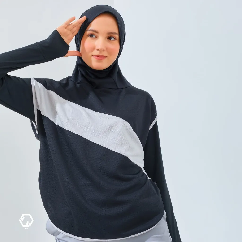 REYD LOOP - Hijab Olahraga - Black