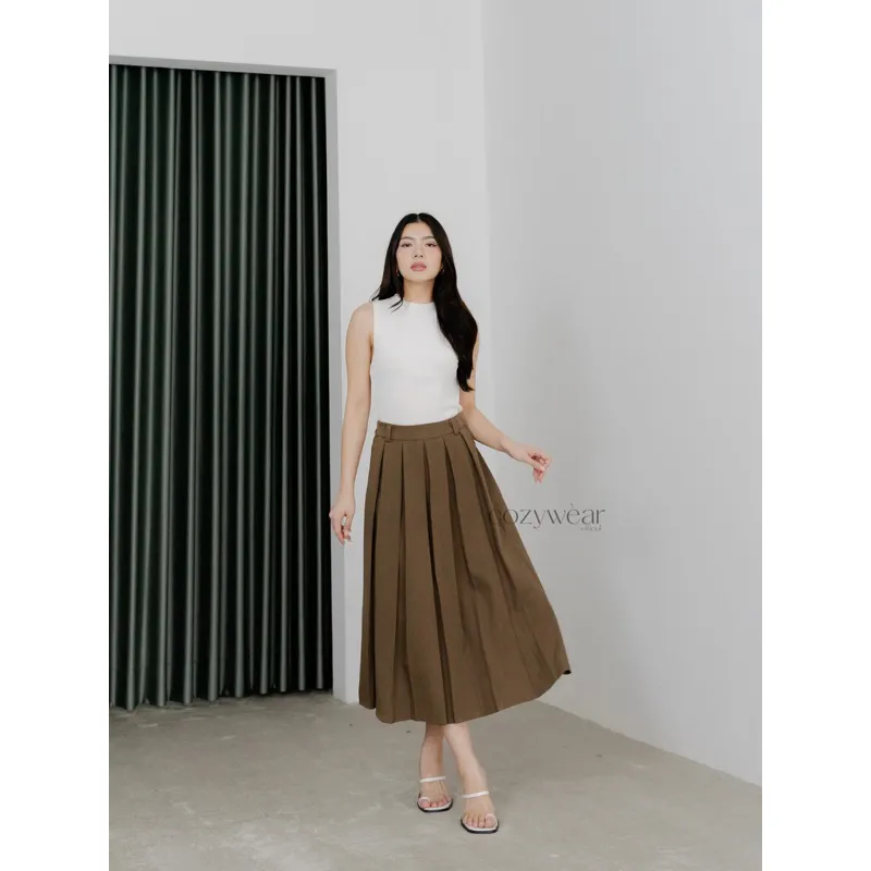 [COZY.WEAR] Shabila Skirt (113) |  Rok Kulot Highwaist HW pants Celana kain wanita Celana kantor office pants celana highwaist  Cargo Pants Celana Kerja wanita celana kulot basic