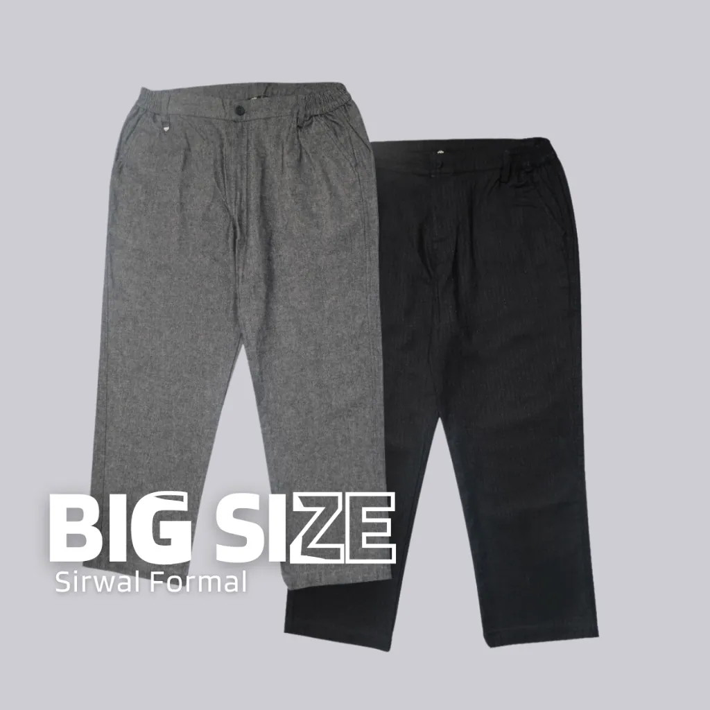 Muslimadani Celana Sirwal Big Size AEMAN Celana Sunnah Dewasa Laa Isbal Ankle Pants