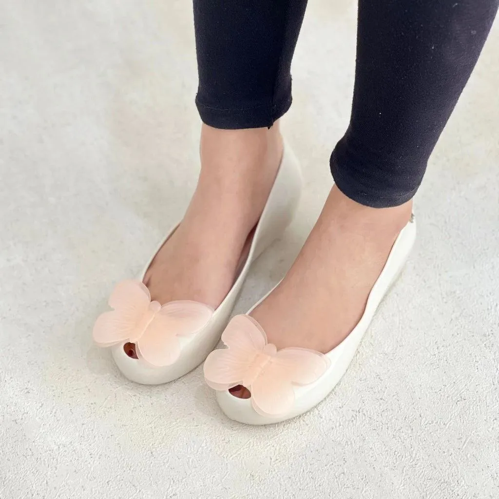 [2.2 Ramadan Fashion Sale] - Melissa Flat Shoes Butterfly F1-MLS