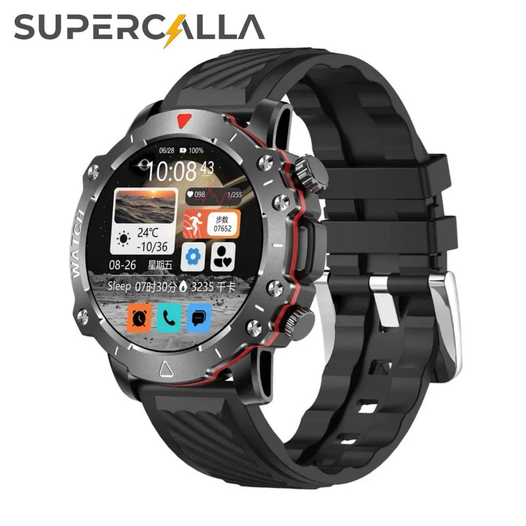 Supercalla LG78 PRO Smartwatch IP68 Waterproof Blood Oxygen Body Temperature sport Smart Watch
