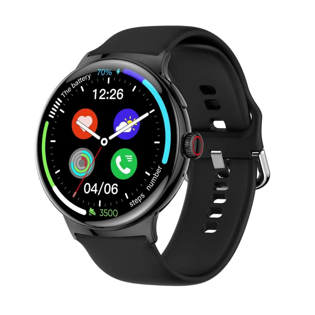 LA99 Latest Fashion AMOLED Round HD screen smart watch smartwatch BT call sport deportivo reloj inteligente Smart Watch Jam Tangan