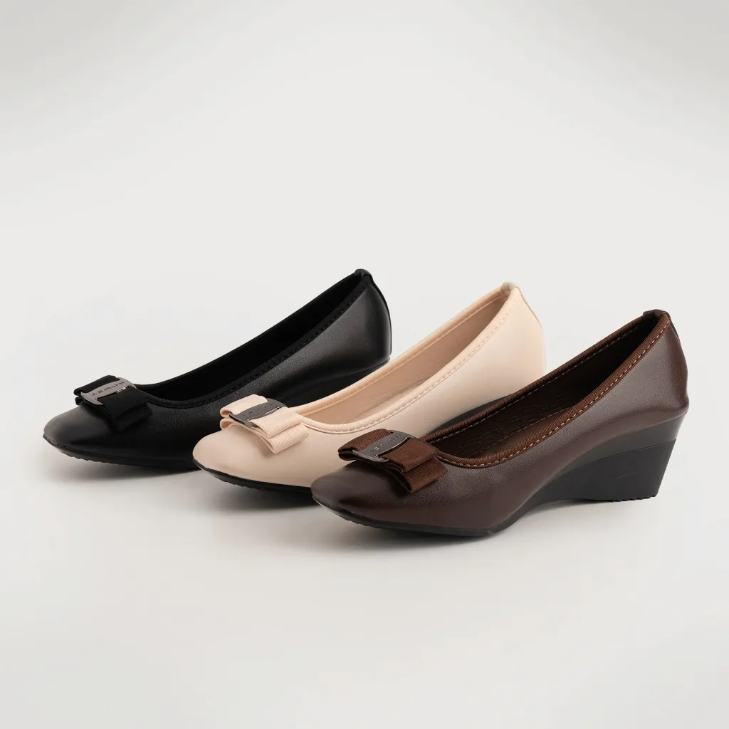 Rowey Sepatu Kerja Wanita Wedges Korea Sellin