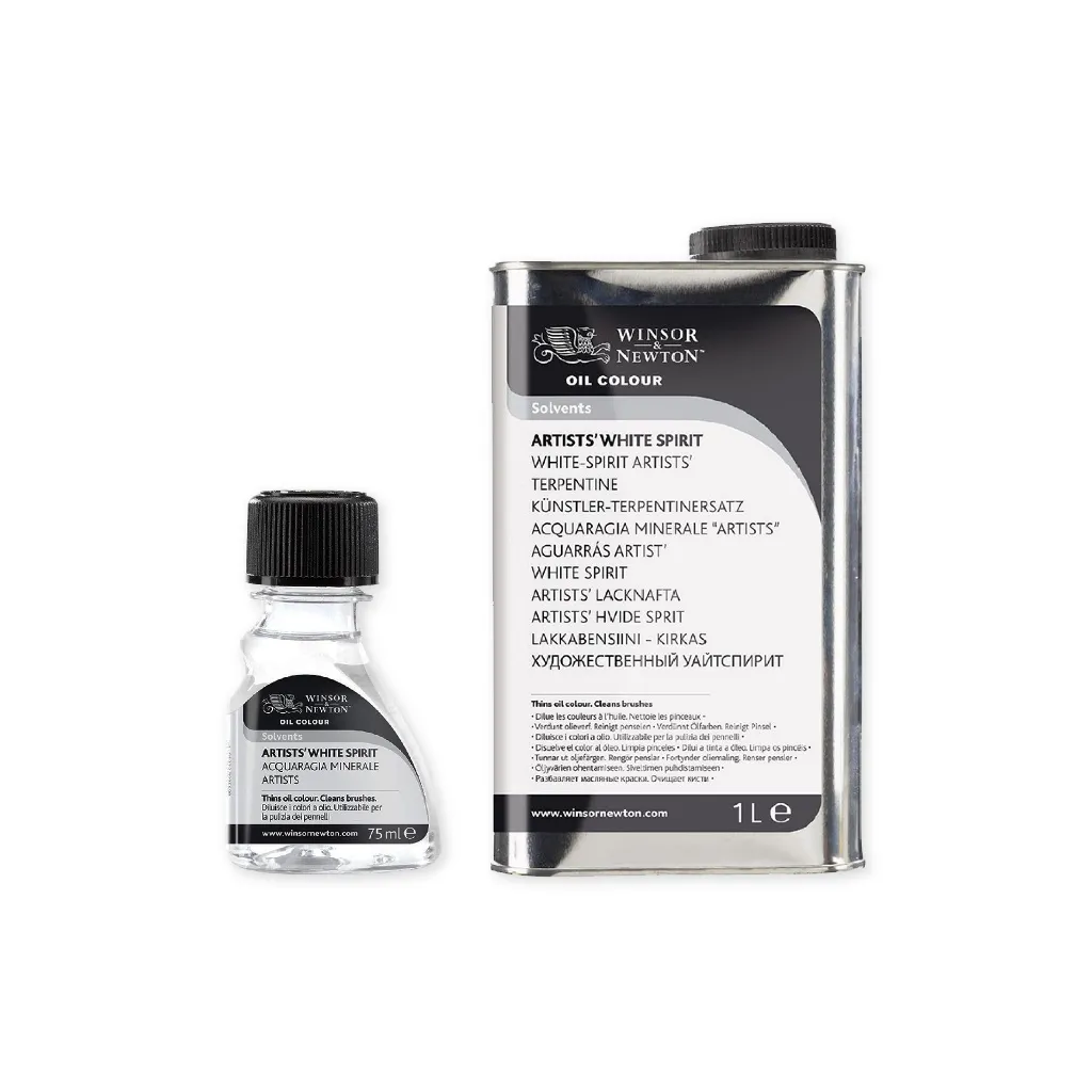 Winsor & Newton Artists White Spirit Solvent Oil Panting Pembersih Kuas & Pelarut Cat Minyak