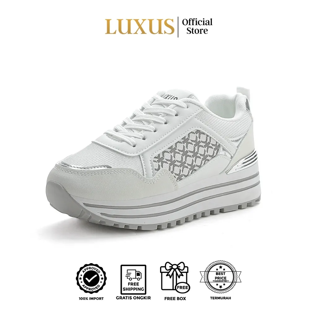 Luxus Zuu Sepatu Wanita Sepatu Sneakers Sporty Casual  - LX2037