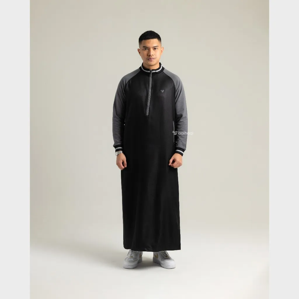 Baihaqi Jubah Khalid Sporty Lengan Panjang BJD8G