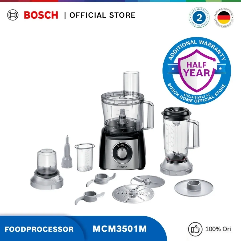 Bosch MCM3501M Food Processor Hitam