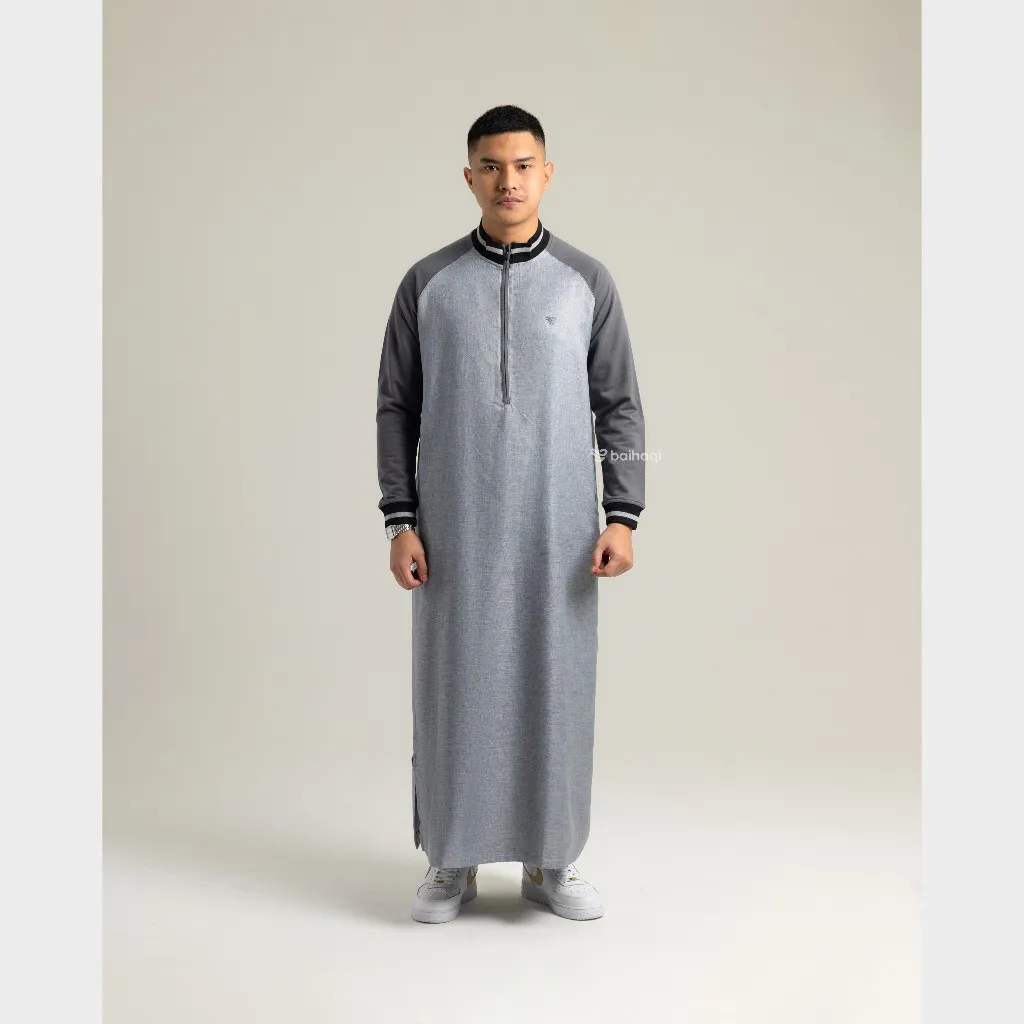 Baihaqi Jubah Khalid Sporty Lengan Panjang BJD8H