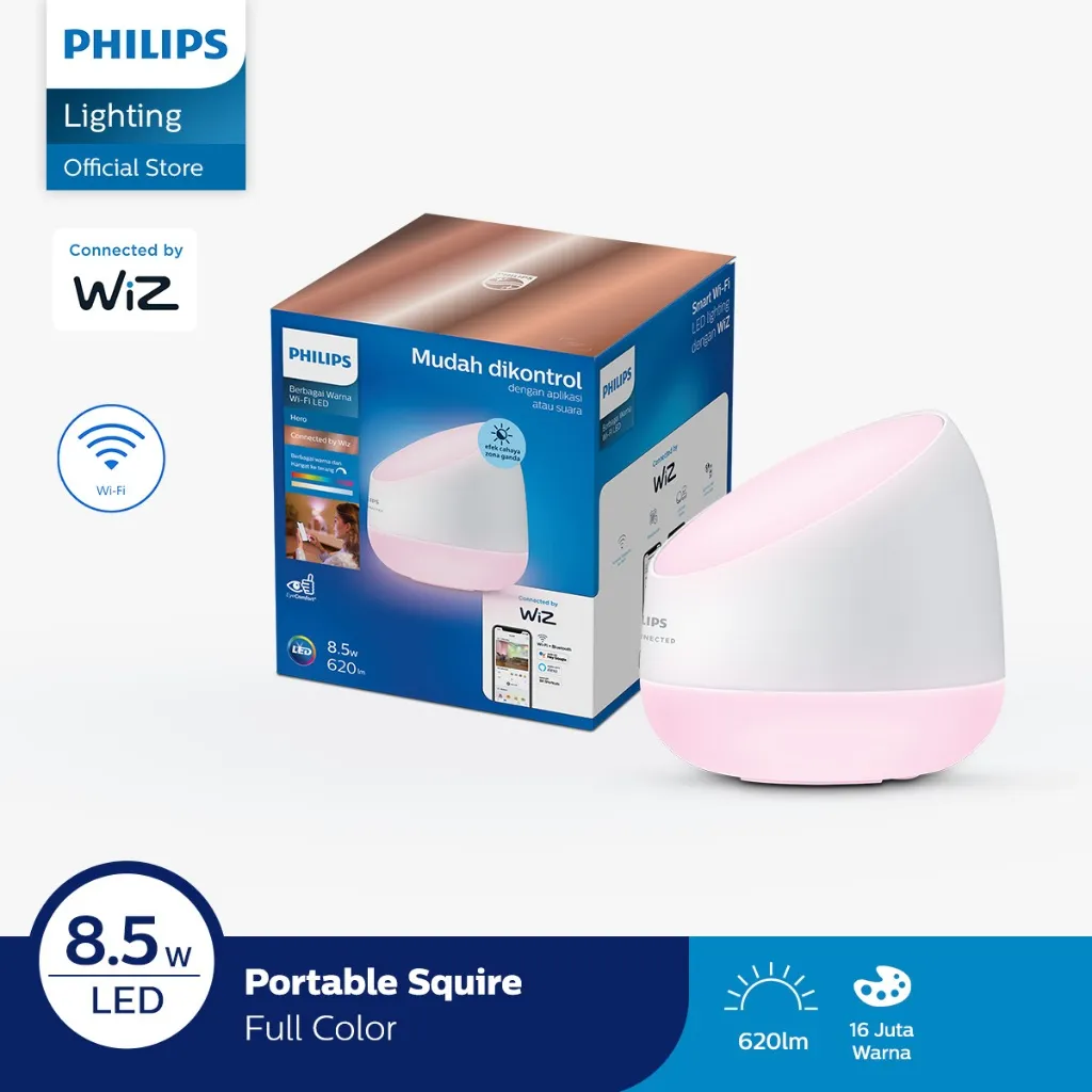 Philips Smart Wifi LED Portable Squire 8.5W