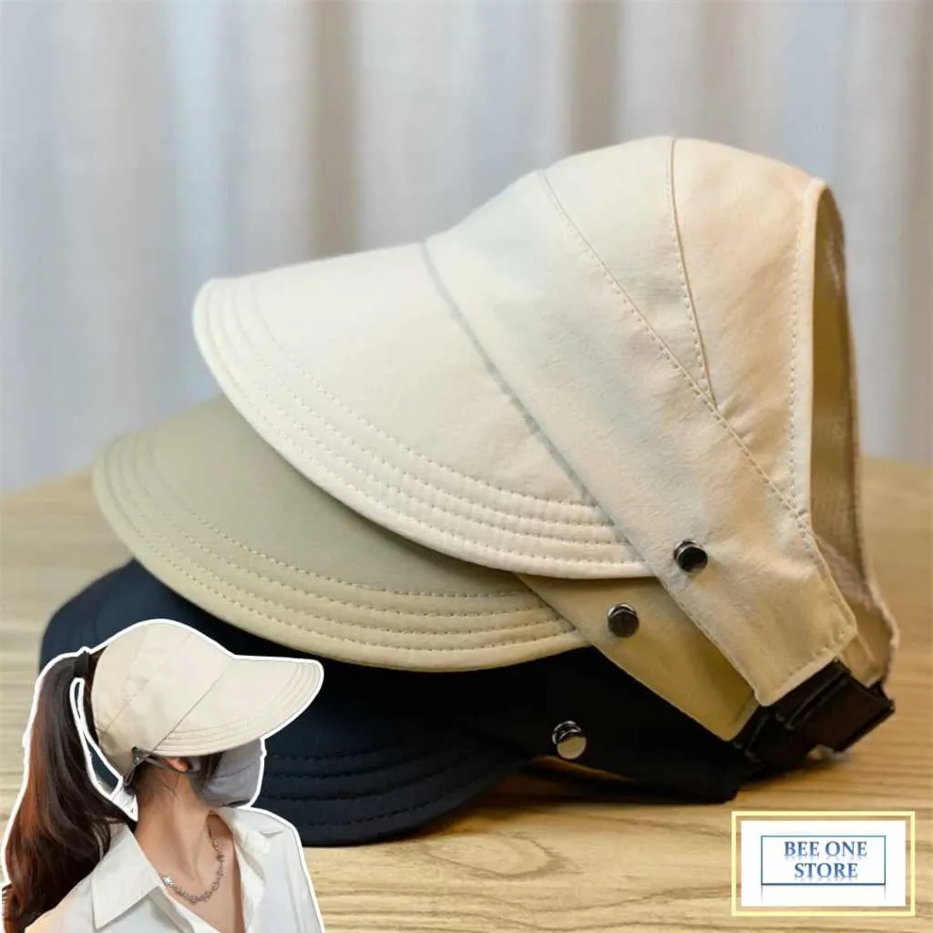 BEE ONE - Topi Sunvisor Casual Pelindung Sinar Matahari Topi Fashion Casual