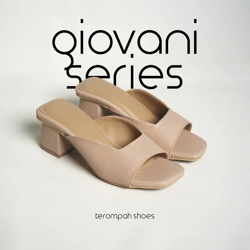 Tarompah Giovani Nude Heels Wanita