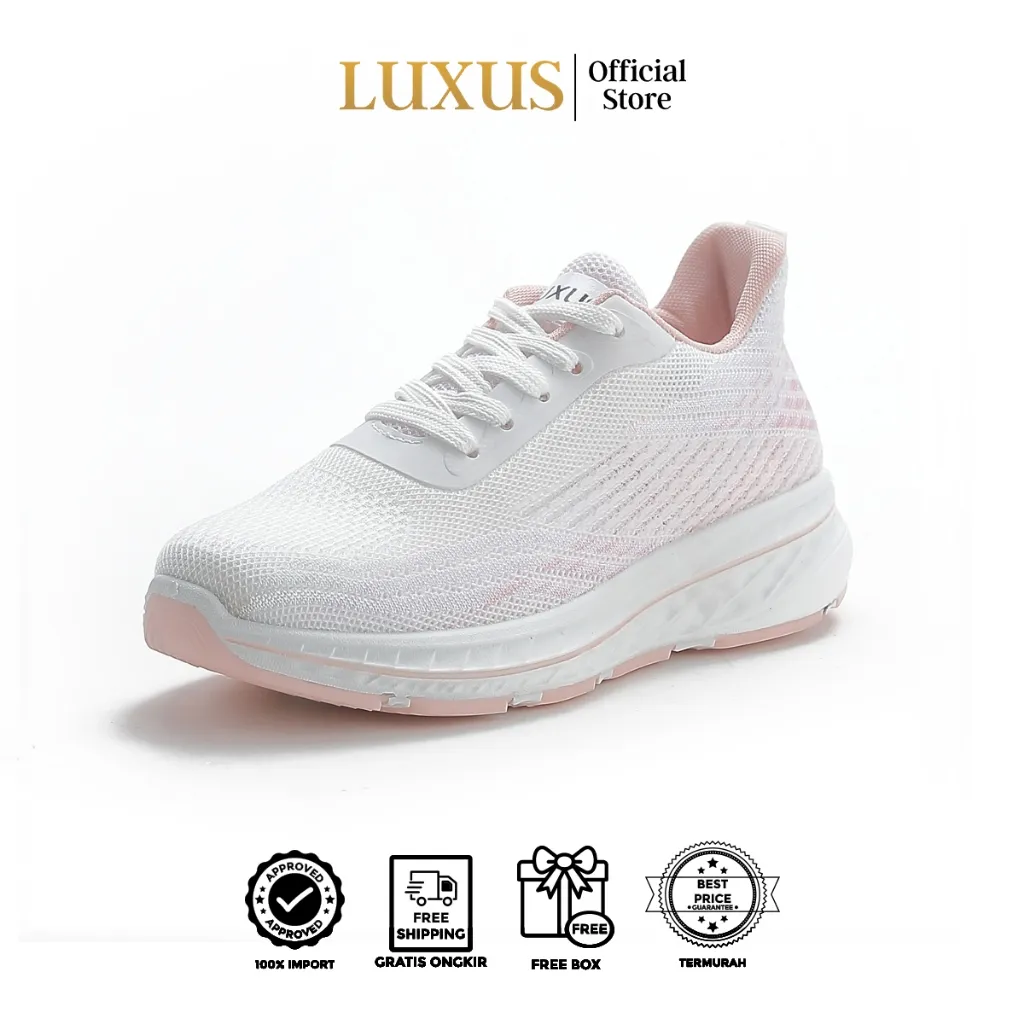 Luxus Mina Sepatu Wanita Sepatu Sneakers Sporty Casual - LX2029