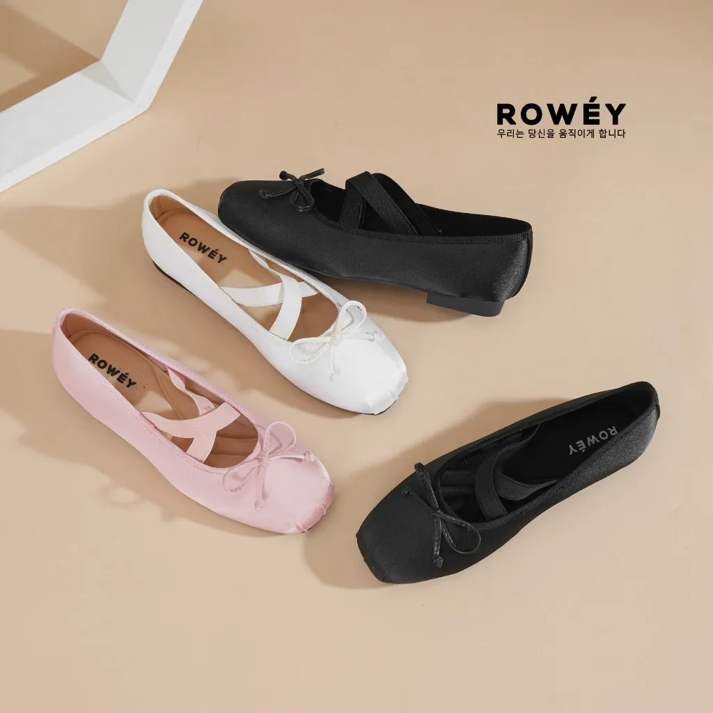 Rowey Sepatu Flatshoes Wanita Sepatu Ballerina Korea Seo Joon
