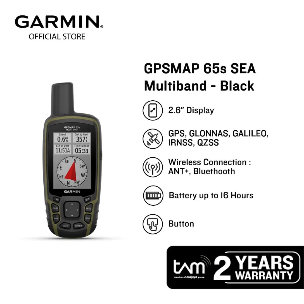 Garmin GPSMAP 65s SEA Multiband