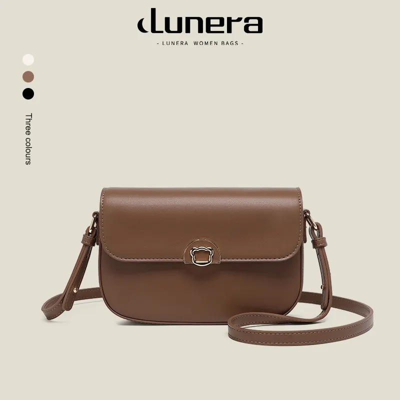 LUNERA Tas Wanita Naya Bag Tas Tangan Wanita Dengan Desain Gesper Yang Elegan